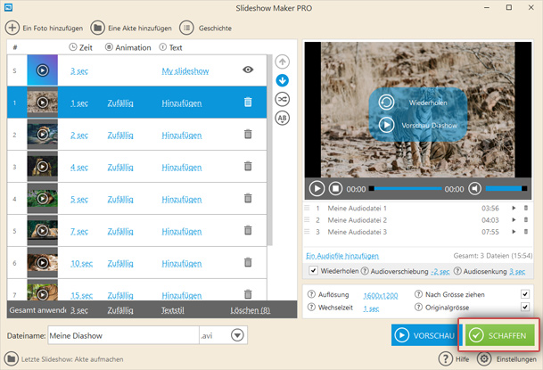 In Windows 10 eine Diashow erstellen In Windows 10 eine Diashow erstellen